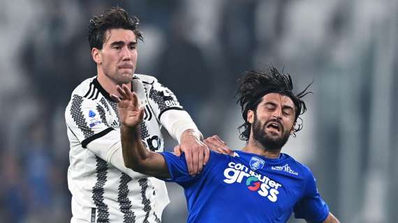 Juve, ansia Vlahovic: problema agli adduttori, a rischio anche la sfida con l'Inter