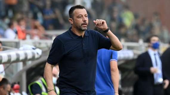 Sampdoria, D'Aversa: "Mi auguro che l'Inter possa restare in testa alla classifica"