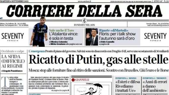 Il Corriere della Sera: "Cori antisemiti, via a due indagini. Coinvolti i tifosi di Inter e Juve"