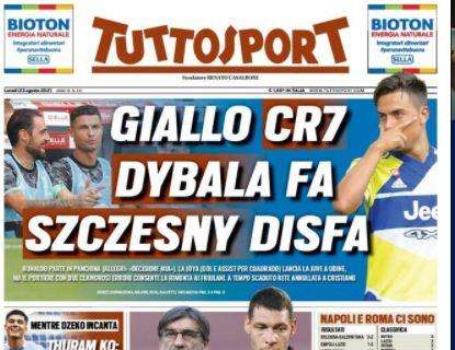 Tuttosport in prima pagina: "Thuram ko: Inter, tutto su Correa" 