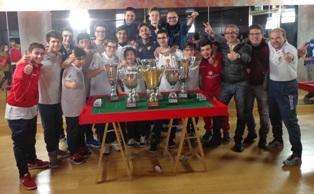 Storico doppio scudetto per le giovanili del Messina Table Soccer