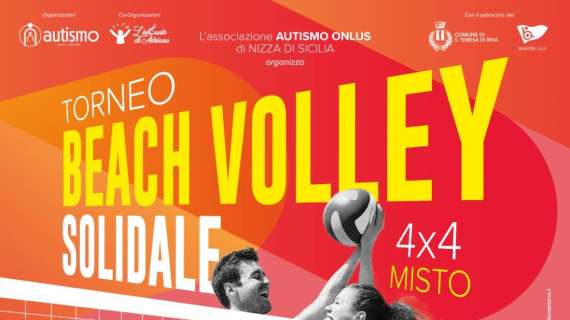 Da domani lo "show del beach volley" solidale a Santa Teresa di Riva 