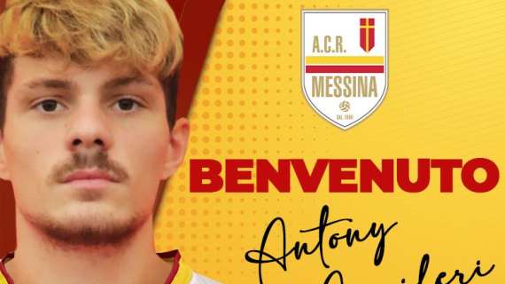 Acr Messina, è ufficiale l'arrivo di Antony Angileri