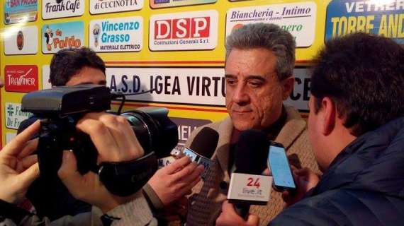Nino Grasso: "Igea in linea con gli obiettivi, lotteremo fino all'ultimo"