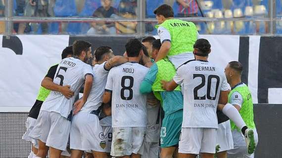 Il Latina fa festa a Catania