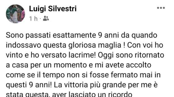 Avellino, Silvestri: "Grazie Messina! Oggi sono ritornato a casa"