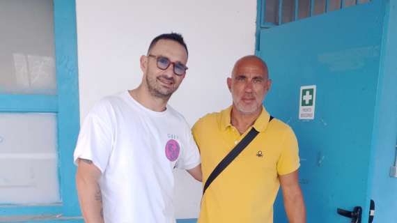 Calabrese e il ds Oteri