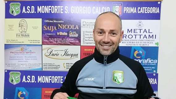 1^-Il Monforte San Giorgio annuncia l'arrivo di Rocco Pino