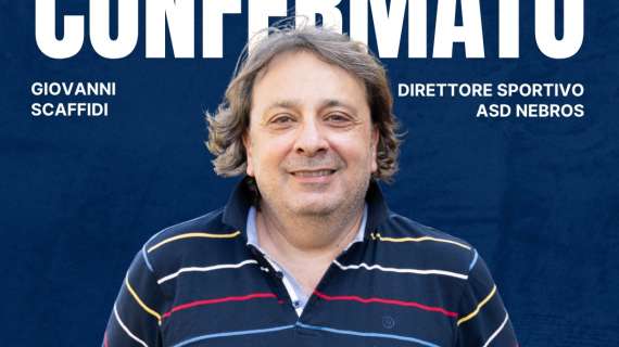 Nebros e il ds Giovanni Scaffidi ancora insieme: "Scelta di continuità"