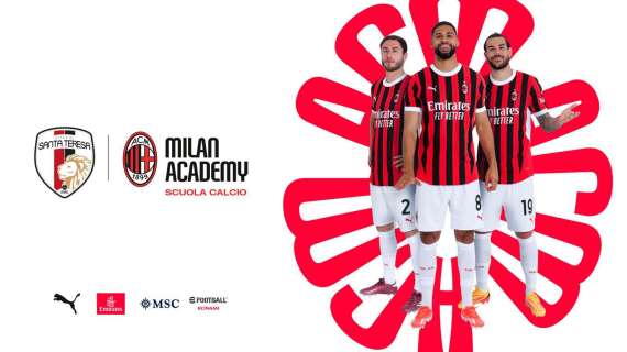 Il Città di Santa Teresa sarà affiliato come scuola calcio Ac Milan