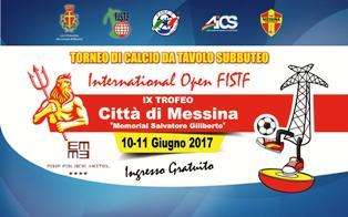 Calcio da tavolo: il 10 e 11 giugno il “IX Trofeo Città di Messina” 