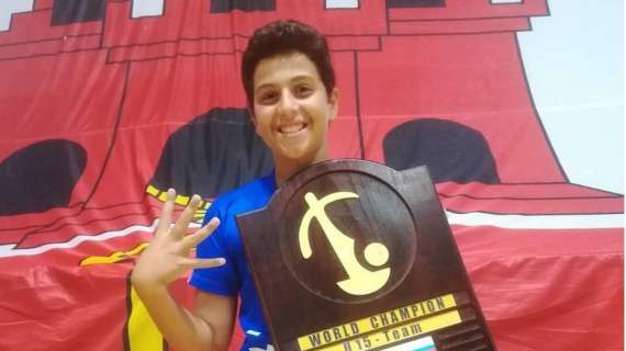 Messina Table Soccer: Riccardo Natoli campione del mondo a squadre under 15