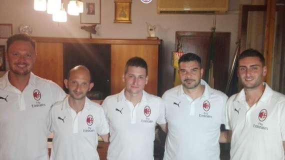 Rocca, presentata la scuola calcio affiliata al Milan Academy