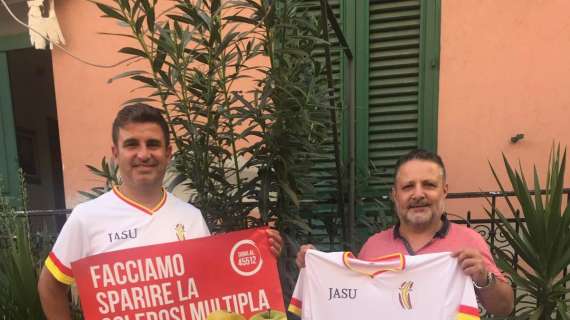Con la maglia di "Jasu" aiuti l'Associazione Italiana sclerosi Multipla