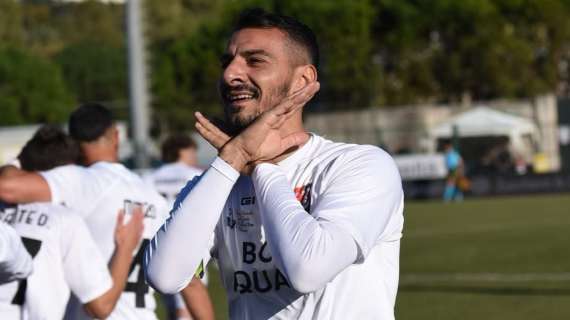 Croce esulta dopo un gol