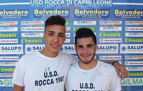 1^-Sapone e Artale, due nuovi terzini juniores per il Rocca