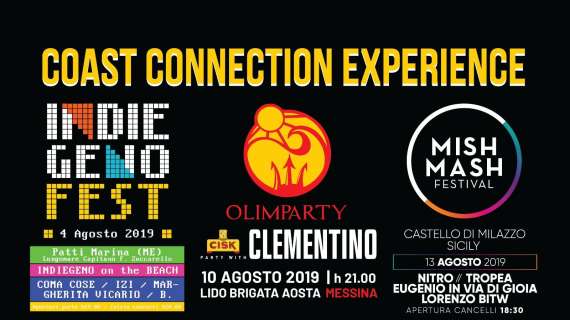 Indiegeno Fest, Olimparty Messina e Mish Mash Festival: un biglietto unico per tre serate