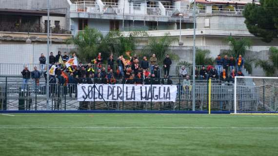 I tifosi del Messina a Palmi