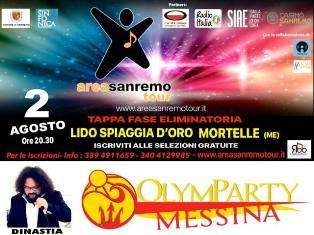 Messina Olymparty, inaugurazione in musica con i casting di Area Sanremo Tour