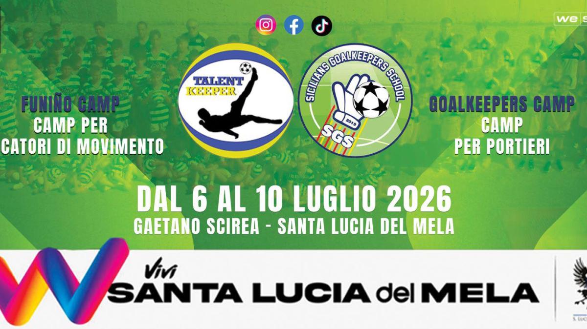 Santa Lucia del Mela capitale del calcio giovanile: arrivano Goalkeepers e Funino Camp