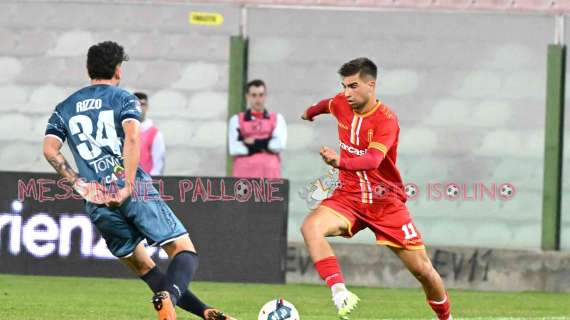 Il Potenza la ribalta in 10' (2-1), al Messina non basta Petrungaro 