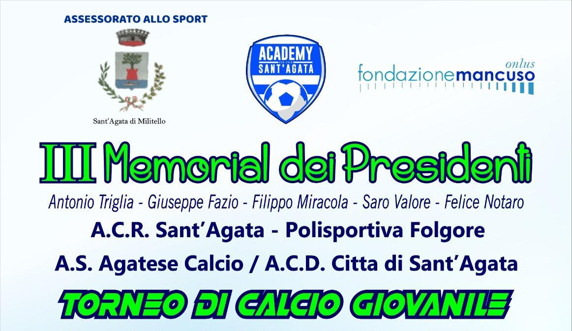 “Memorial dei Presidenti", il 19 aprile via alla terza edizione