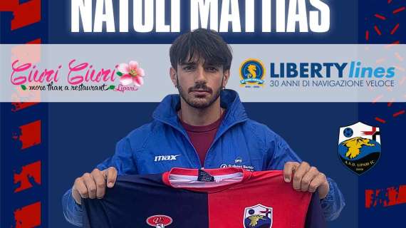 1^-Lipari, annunciato l'ingaggio del difensore Mattias Natoli