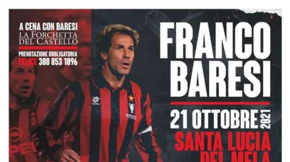 Franco Baresi presenta il suo libro il 21 ottobre a Santa Lucia del Mela 