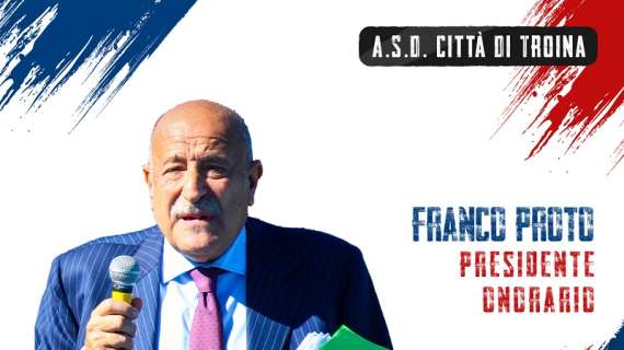 Franco Proto è il nuovo presidente onorario del Città di Troina
