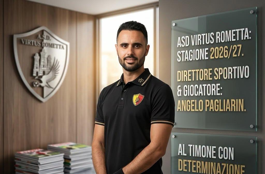 2^-Virtus Rometta: confermato il ds Pagliarin. Rinnovo vicino per mister Miceli