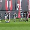 VIDEO MN - Verso Milan-Club Brugge: il torello dei rossoneri a Milanello