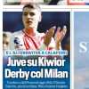 Tuttosport in prima pagina: "Juve su Kiwior, derby col Milan"