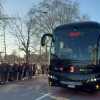 VIDEO MN - L'arrivo del pullman rossonero per il derby!