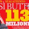 L'apertura della Gazzetta: "Milan, stai attento: così butti 113 milioni"
