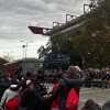 VIDEO MN - Il pullman del Milan è arrivato a San Siro