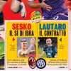 La Gazzetta in prima pagina sul mercato del Milan: "Sesko, il sì di Ibra"