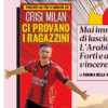 La prima pagina di Gazzetta sul Milan: "Ci provano i ragazzini"