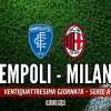 LIVE MN - Empoli-Milan (0-0): intervallo. Rossoneri poco brillanti e salvati dal palo