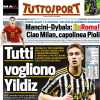 Tuttosport in prima pagina: "Mancini-Dybala: EuRoma! Ciao Milan, capolinea Pioli"