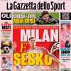 Sesko e Conceiçao per il Milan: le prime pagine dei principali quotidiani sportivi