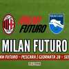 LIVE MN - Milan Futuro-Pescara (0-0): Camarda titolare per uscire dalla crisi