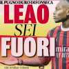 L'apertura della Gazzetta verso Milan-Udinese: "Leao, sei fuori"