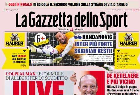 La Gazzetta in apertura sul mercato del Milan: "De Ketelaere è più vicino"
