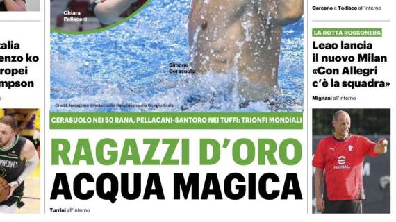 QS: "Leao lancia il nuovo Milan: 'Con Allegri c'è la squadra'"