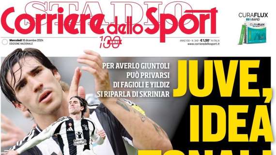 Il CorSport in apertura: "Juve, idea Tonali"