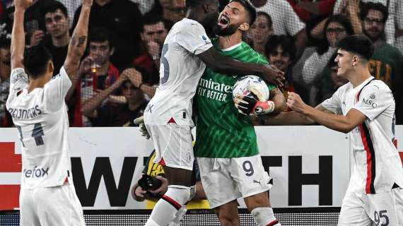 Carattere e spirito di squadra: così il Milan analizza la vittoria di Marassi