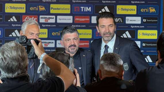 Gravina presenta Gattuso: "Ecco perché io e Buffon l'abbiamo scelto. Appena chiamato, mi ha detto subito 'Non si vince da soli'"