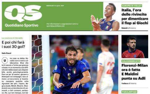 Florenzi-Milan, il QS in prima pagina: "Ora è fatta"