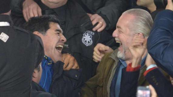 Scomparsa Maradona, De Laurentiis: “Possiamo intitolargli lo stadio”