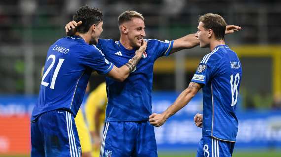 Arriva la prima vittoria per Spalletti: l'Italia batte 2-1 l'Ucraina a San Siro